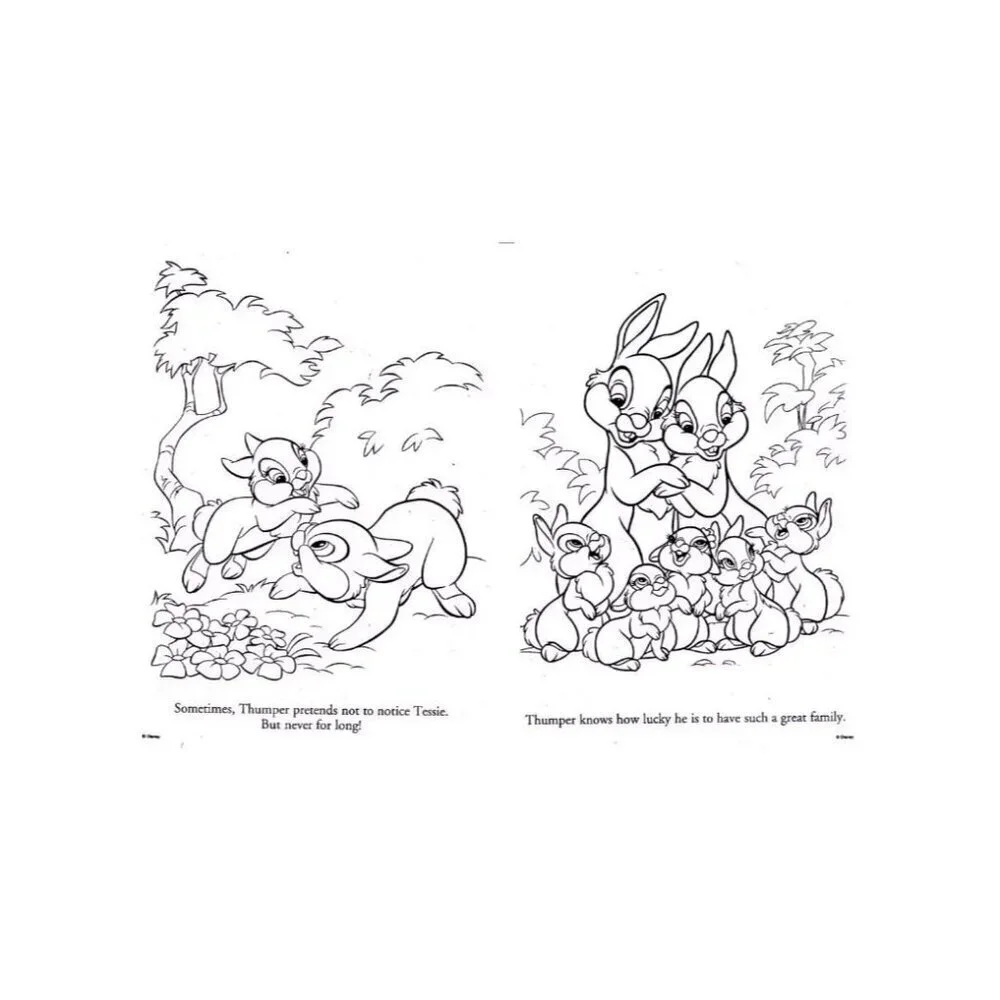Disney Bunnies Jumbo Coloring Activity Book Hoppy Spring Mazes Puzzles Bendon